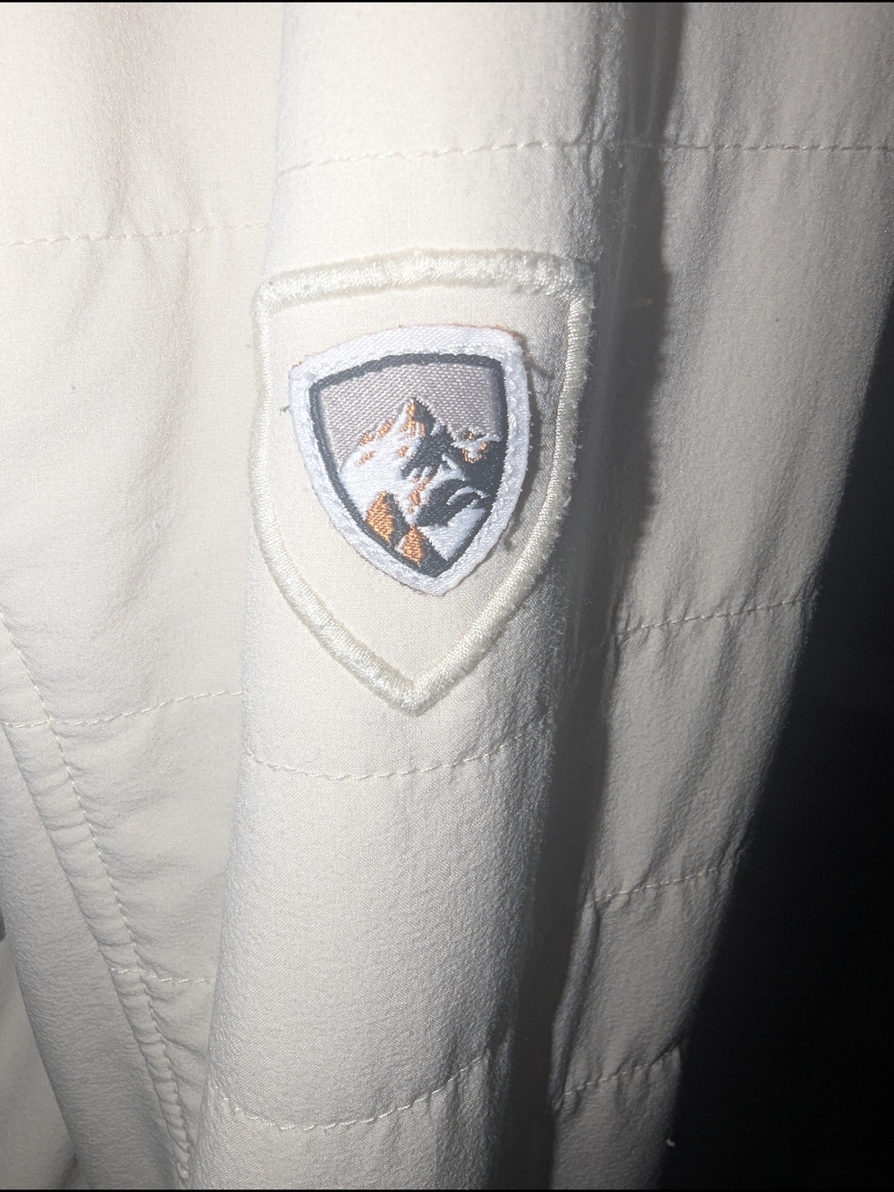 Kuhl Women's Cream Hooded Puffer Jacket - Picture 3 of 7